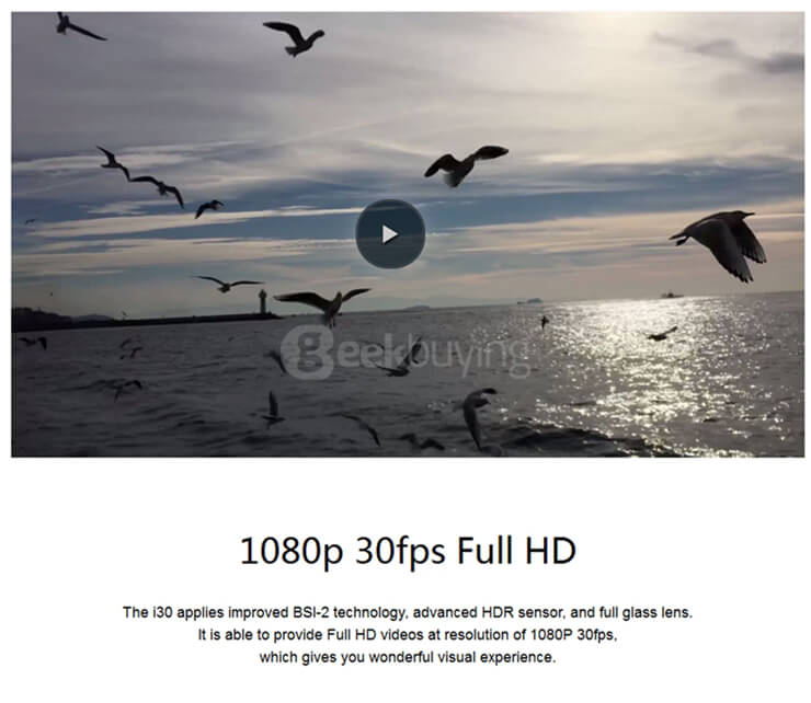 Original ThiEYE i30 WiFi Action Camera FHD 1080P 30fps 1.5
