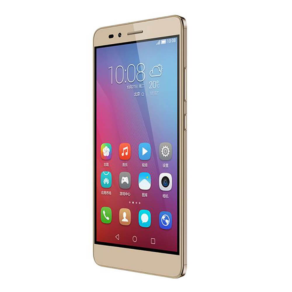 HUAWEI HONOR 5X 5.5inch FHD Android 5.1 2GB 16GB 4G LTE Smartphone 64bit Qualcomm Snapdragon 616 Octa Core Touch ID 5.0MP+13.0MP Metal Body 3000mAh - Gold