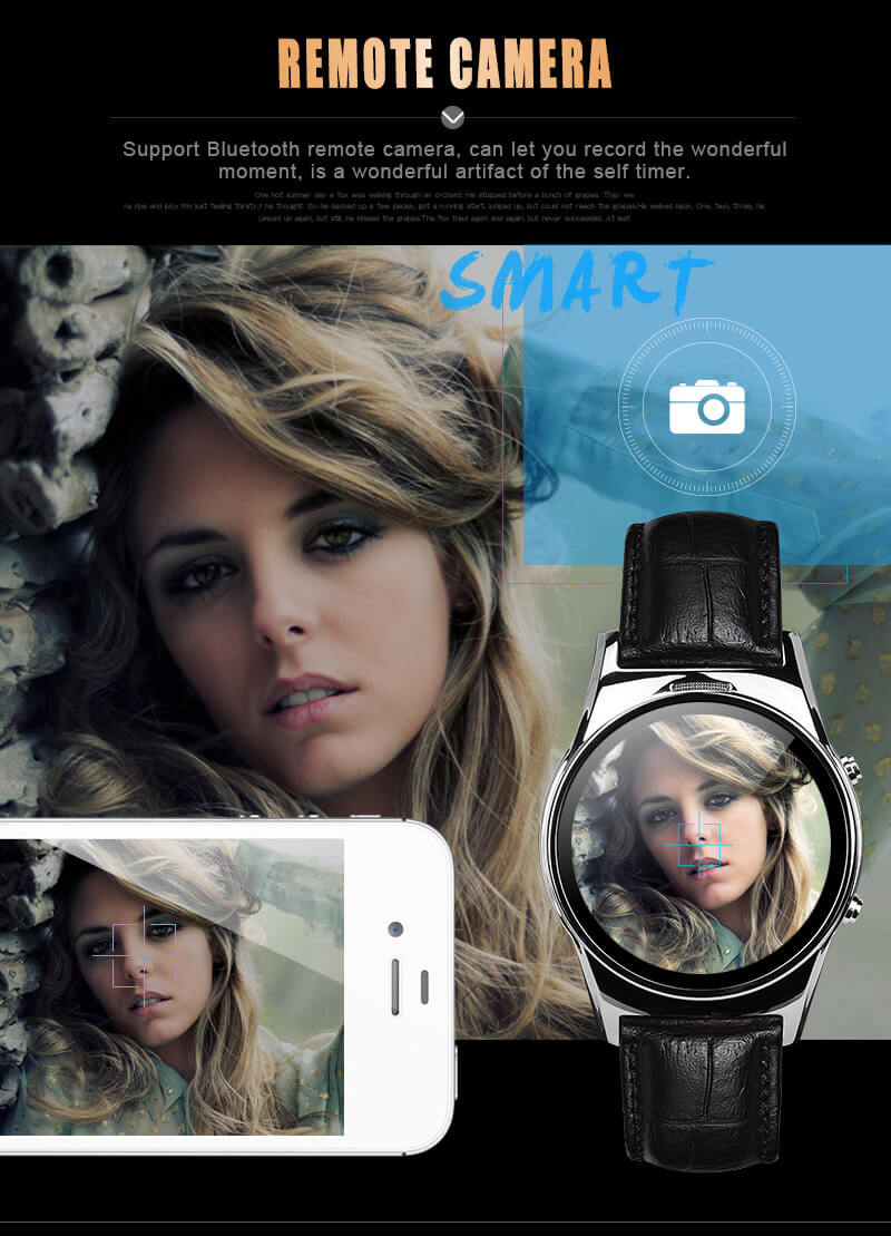 Aiwatch G3 Smart Watch Phone MTK2502 Bluetooth 4.0 GSM SIM Card 1.3