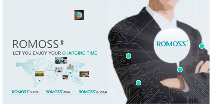 Original ROMOSS Sense4 Dual USB 10400mAh Power Bank Mobile Power Charger - Red+White