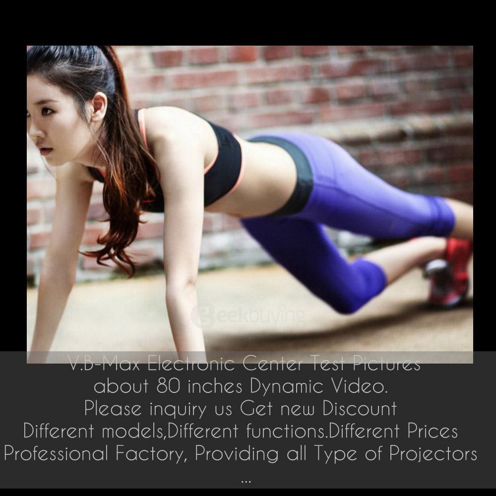 GP9S Mini LED Projector Home Theater Projector 1080P 800 Lumens 800x480 SD/HDMI/VGA/AV/USB