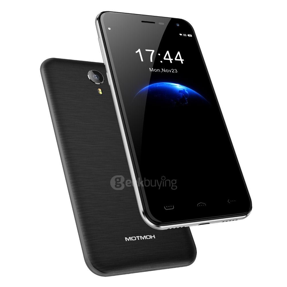 [HK Stock]HOMTOM HT3 PRO 5.0inch IPS HD Android 5.1 2GB RAM 16GB ROM 4G Smartphone MT6735 Quad Core 13.0MP Cameras - Dark Gray