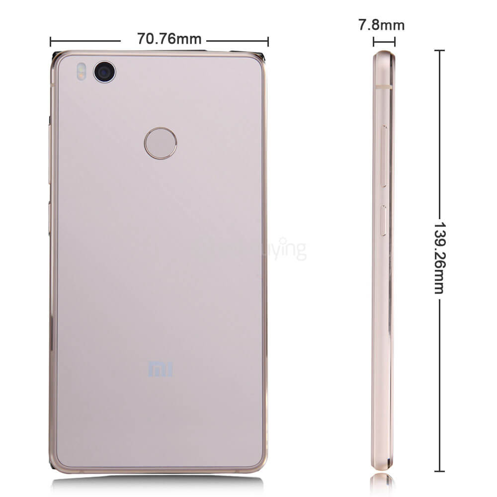 Xiaomi Mi4S /Mi 4S 4G LTE 5.0inch FHD MIUI 7.2 OS 3GB 64GB Smartphone 64-bit Snapdragon 808 Hexa Core 13.0MP Touch ID Type-C QC2.0 - Gold