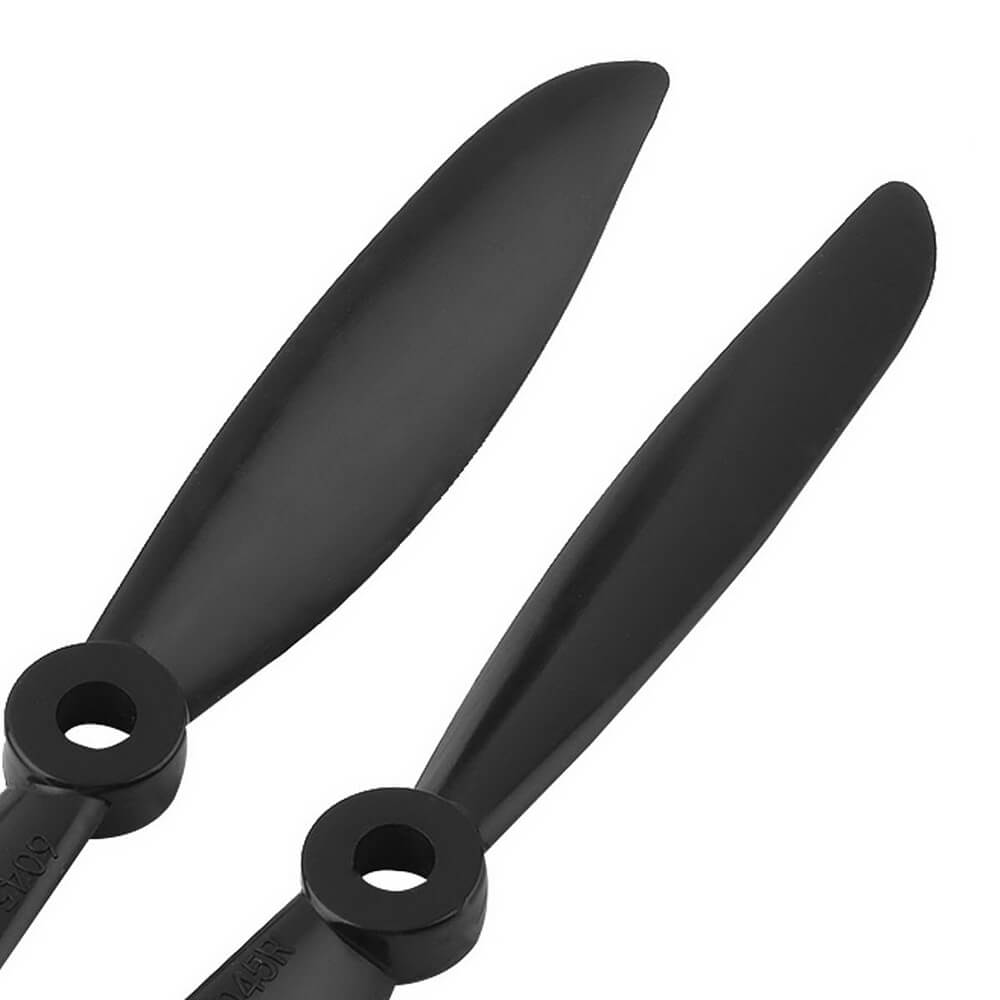 2 Pcs Prop 6045 6x4.5 Black Propeller Props CW CCW For Quadcopter QAV250
