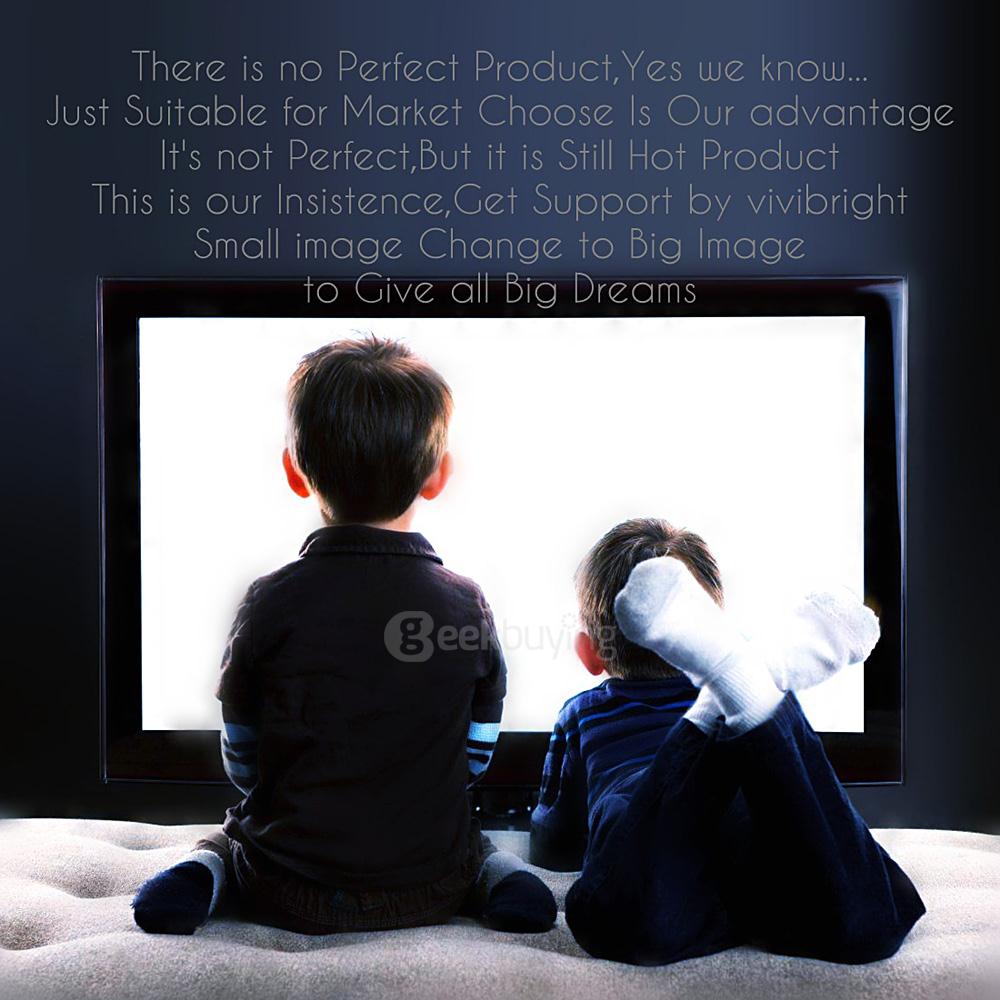 Vivibright GP7S Mini LCD Projector 480x320 200LM HDMI USB AV VGA LED Home Theater Projector