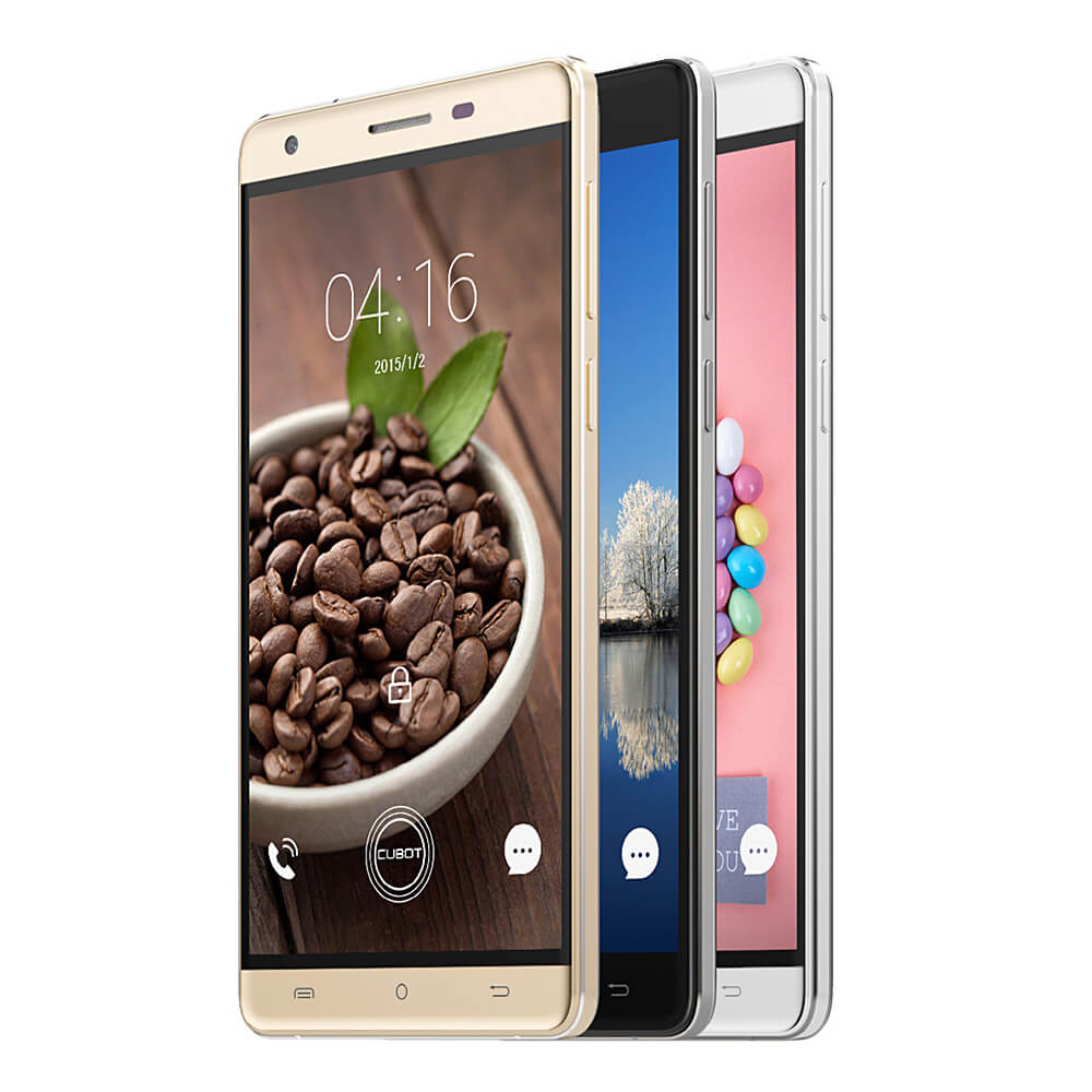 [HK Stock]CUBOT H2 Smartphone 5.5inch IPS HD 4G FDD-LTE Android 5.1 3GB 16GB MTK6735A Quad Core 5000mAh Battery - Gold
