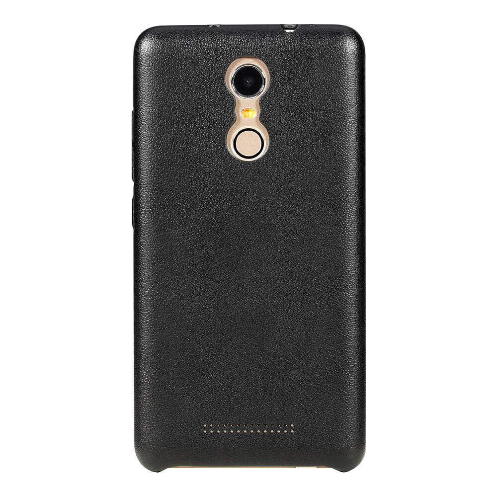 ROCK Touch Series Back Case For Xiaomi Redmi Note 3 Skin-like Hand Feeling Protective Shell Phone Cover - Black
