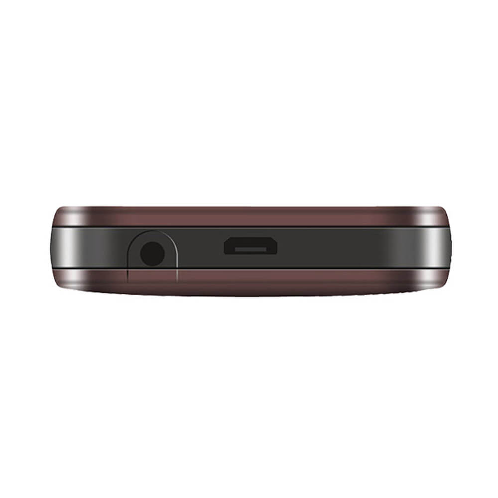 ZTE L580 2.3inch Old Man Mobile Phone MTK6250A 2.3 Inch Screen 32MB ROM+64MB RAM SOS FM Camera GSM 900/1800MHz MP3 LED flashlight - Coffee