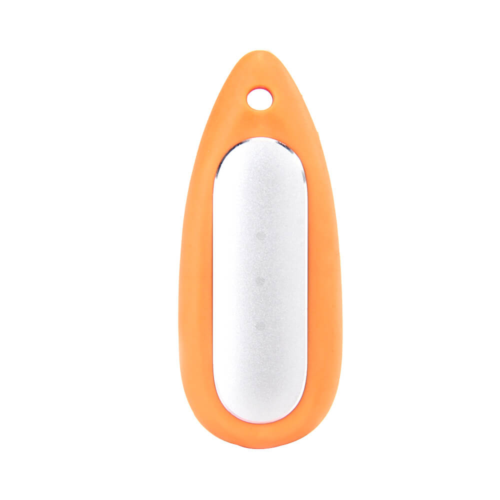 New Water Drop-shaped Silicone Necklace Pendant Case for Xiaomi Miband / 1S Smart Bracelets - Orange