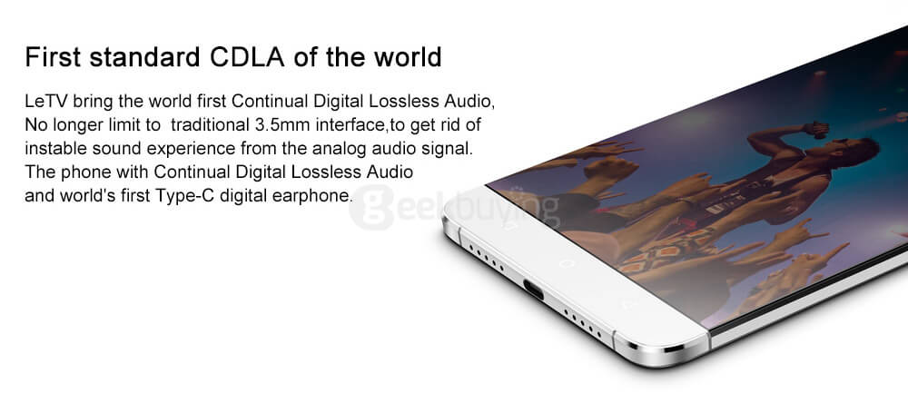 LeTV LeEco Le 2 X620 5.5inch FHD 4G LTE Android 6.0 Helio X20 Smartphone MTK6797 Deca Core 3GB RAM 32GB ROM 16.0MP Touch ID Type C Fast Charge - Force Gold