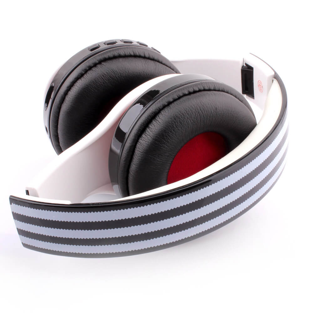 Original OVLENG MX777 Bluetooth Headphone Foldable FM/SD Card Headset For PC Laptop Mobile - Black