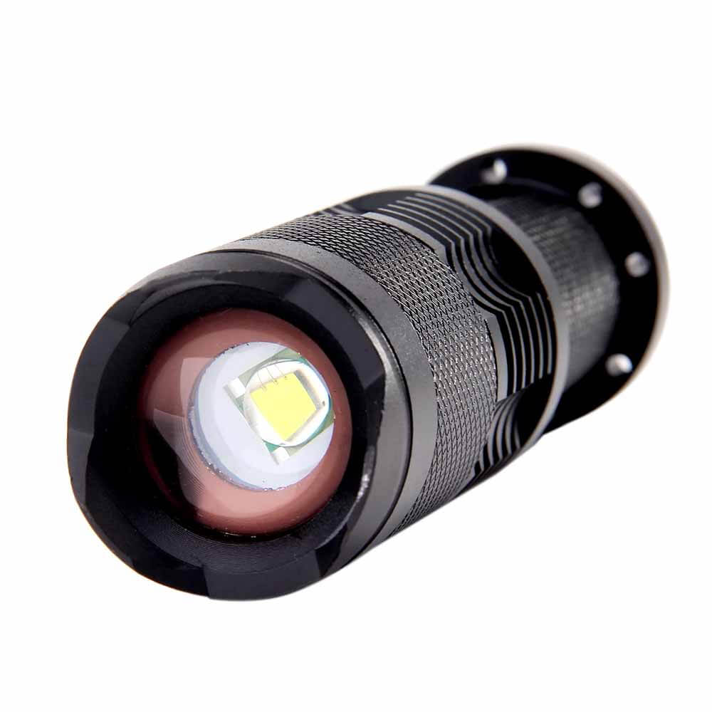 UItraFire SK98 XML-T6 Flashlight 200 Lumens with Strong Optical Zoom  - Black