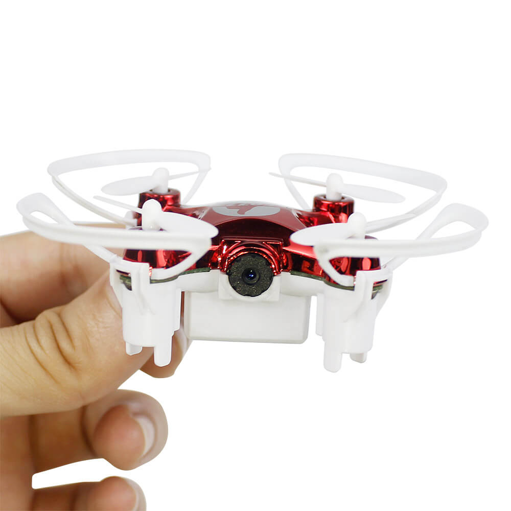 FQ777-954D WIFI FPV Camera Altitude Hold Mode 3D Flip 6-AXIS GYRO RC Nano Quadcopter BNF - Red