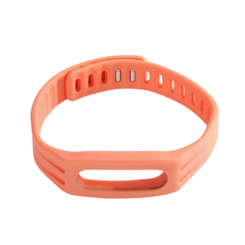 New Replaceable TPE Strap for Xiaomi Miband / 1S Mi Bracelets - Orange