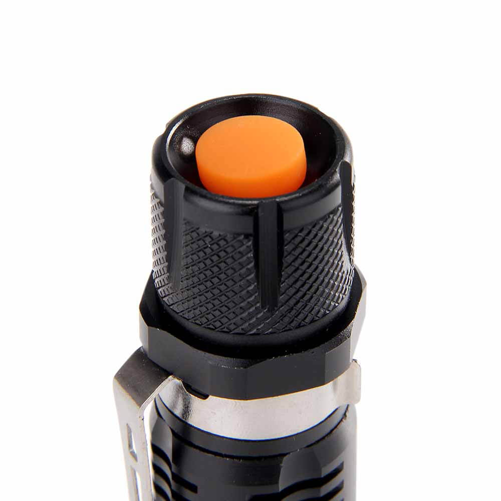 SK58 Mini LED Flashlight Waterproof Flashlight for Outdoor Night Ride - Black