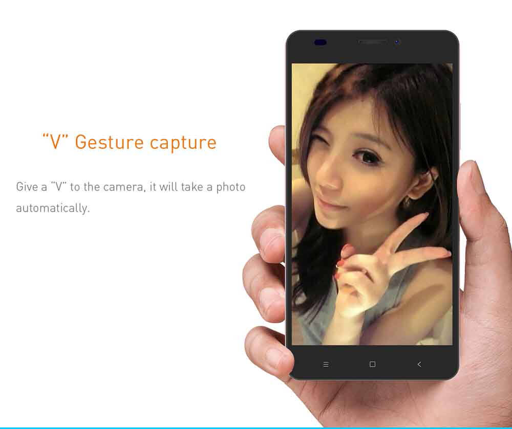 [HK Stock]OUKITEL C3 5.0 Inch HD Screen Android 6.0 MT6580A 3G Smartphone 1GB RAM 8GB ROM Quad Core 1.3GHz 8.0MP Camera WIFI GPS - White