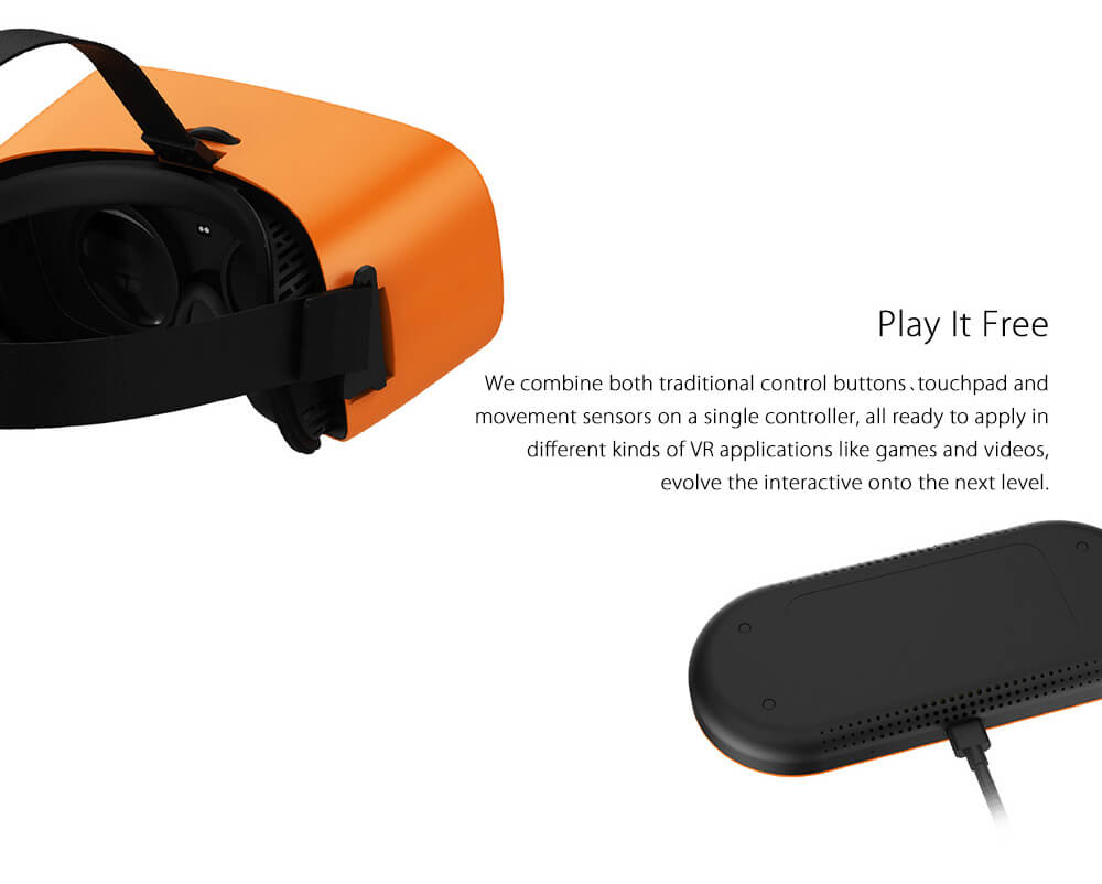 Pico Neo Standard Qualcomm Snapdragon 820 2K 3G 1080P FOV102 Immersive 3D VR Virtua Reality All-in-one Android Headset - Orange