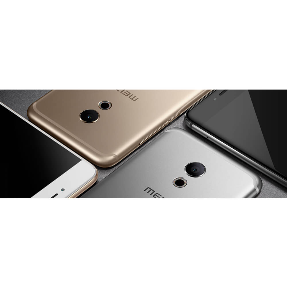 [Package B]Meizu Pro 6 FHD 5.2 Inch Helio X25 MT6797T Deca Core Android 6.0 4GB+32GB 5.0MP+21.16MP Smartphone(Gold) + Tempered Glass + Soft Case(Transparent)