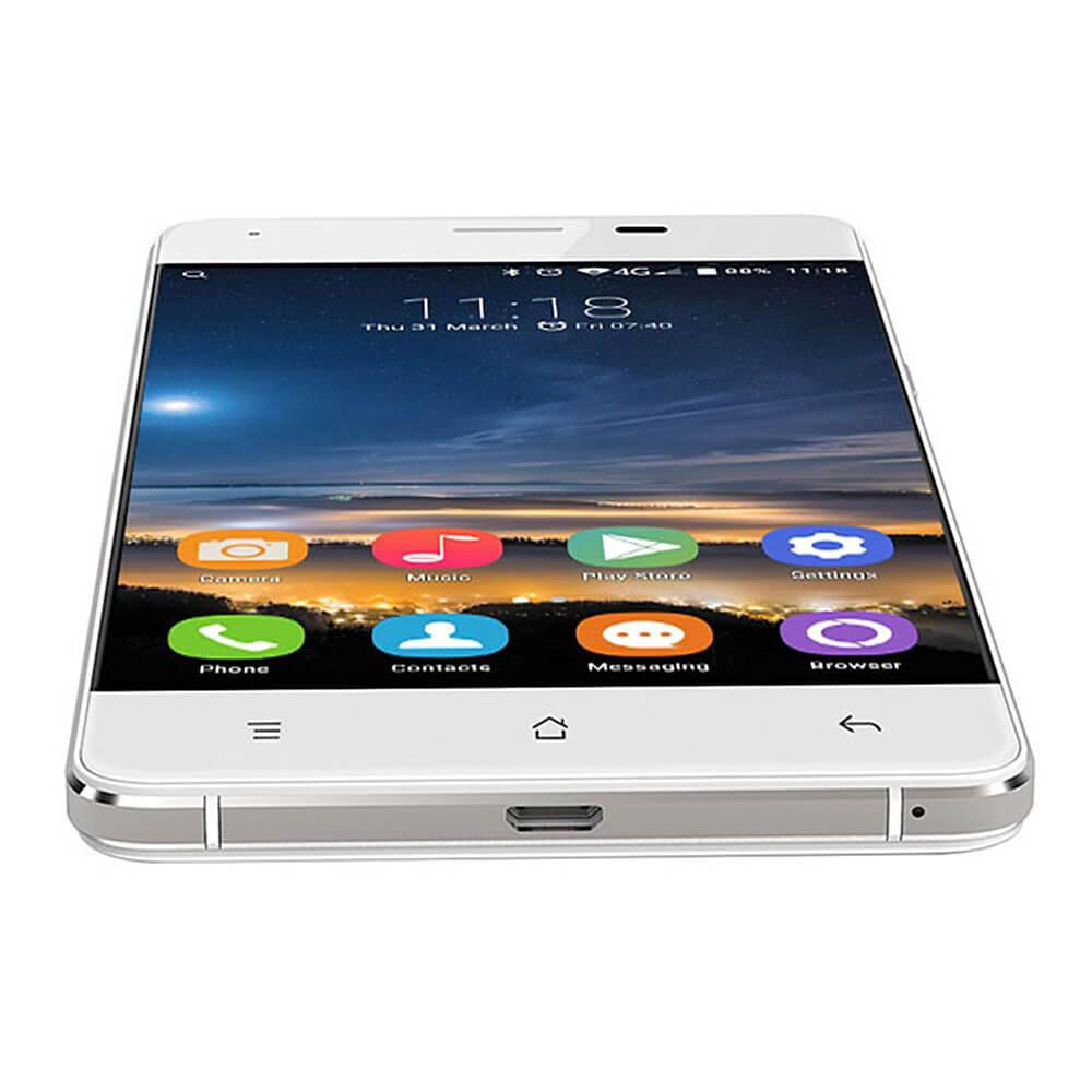 [HK Stock]OUKITEL K6000 Pro 5.5inch LTPS 2.5D FHD 4G 6000mAh Android 6.0 Smartphone 64-Bit MTK6753 Octa Core 3GB 32GB 16.0MP Touch ID Flash Charge OTG - White