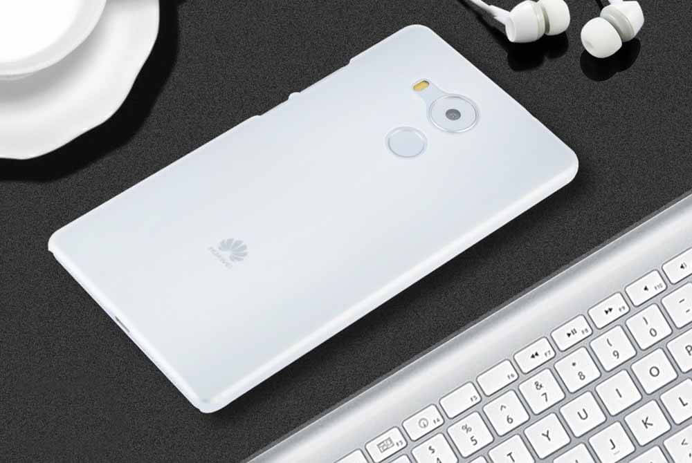 Back Case For HUAWEI Mate 8 Ultra-thin Silky Smooth Protective Phone Cover Shockproof Back Shell - White
