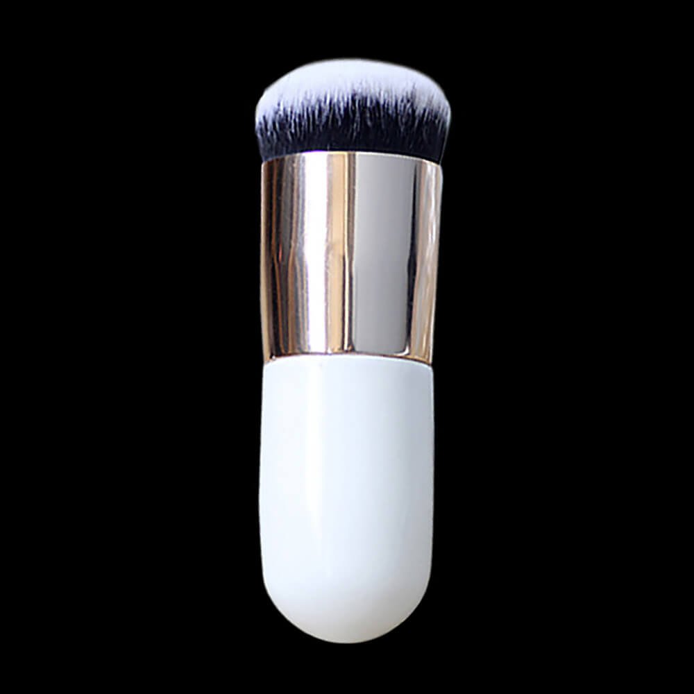 Professional Makeup Brushes Foundation Brush BB Cream Make Up Tool - Silver