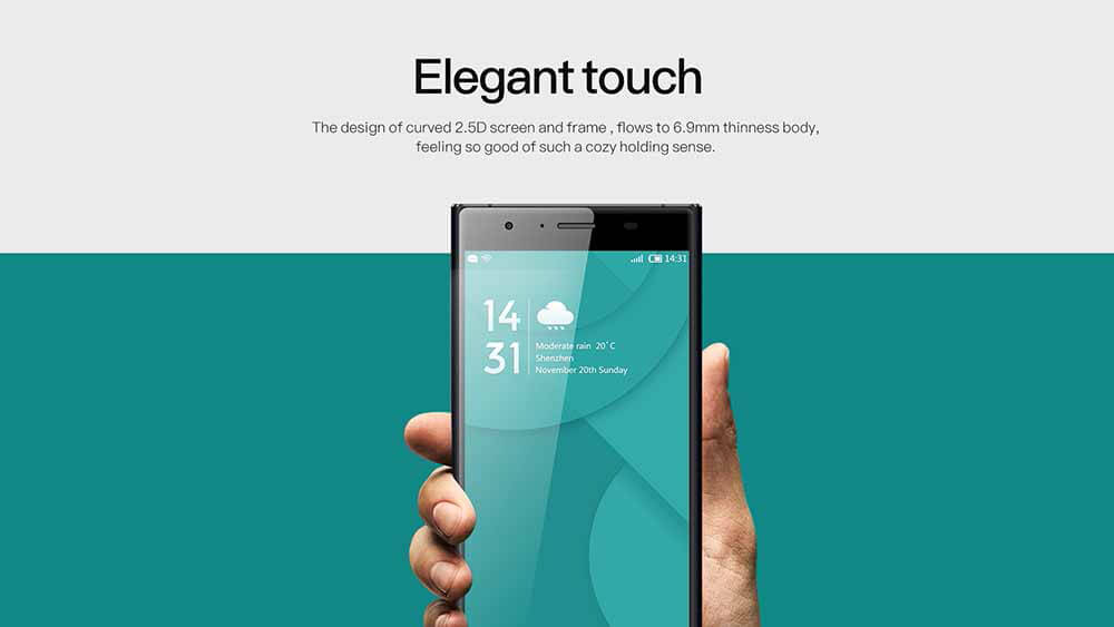 [HK Stock]DOOGEE Y300 5.0inch IPS HD 4G LTE Android 6.0 Smartphone 64-Bit MTK6735 Quad Core 2GB RAM  64GB Storage 13.0MP 5.0MP OTG - Silver