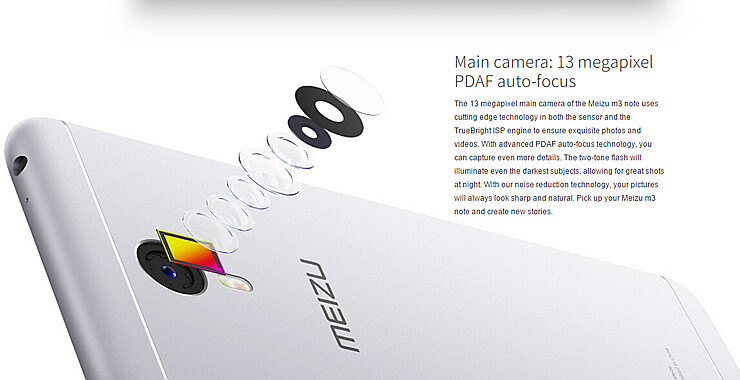 [HK Stock]MEIZU M3 Note 5.5inch FHD 4G LTE 4100mAh 3GB 32GB  Smartphone Helio P10 Android 5.1 13.0MP Touch ID Metal Body - Silver
