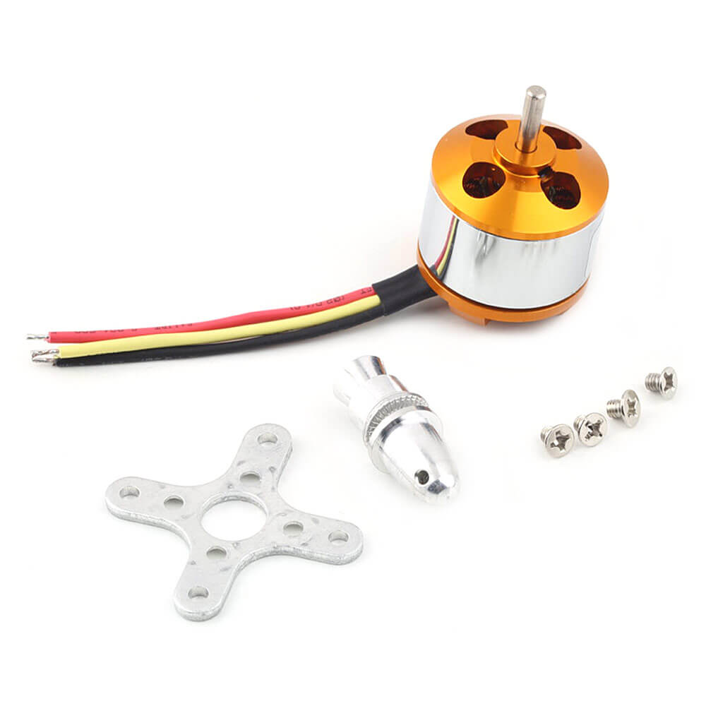 A2212 KV1400 Brushless Motor for RC Multirotor Aircraft Model Airplane Hobby