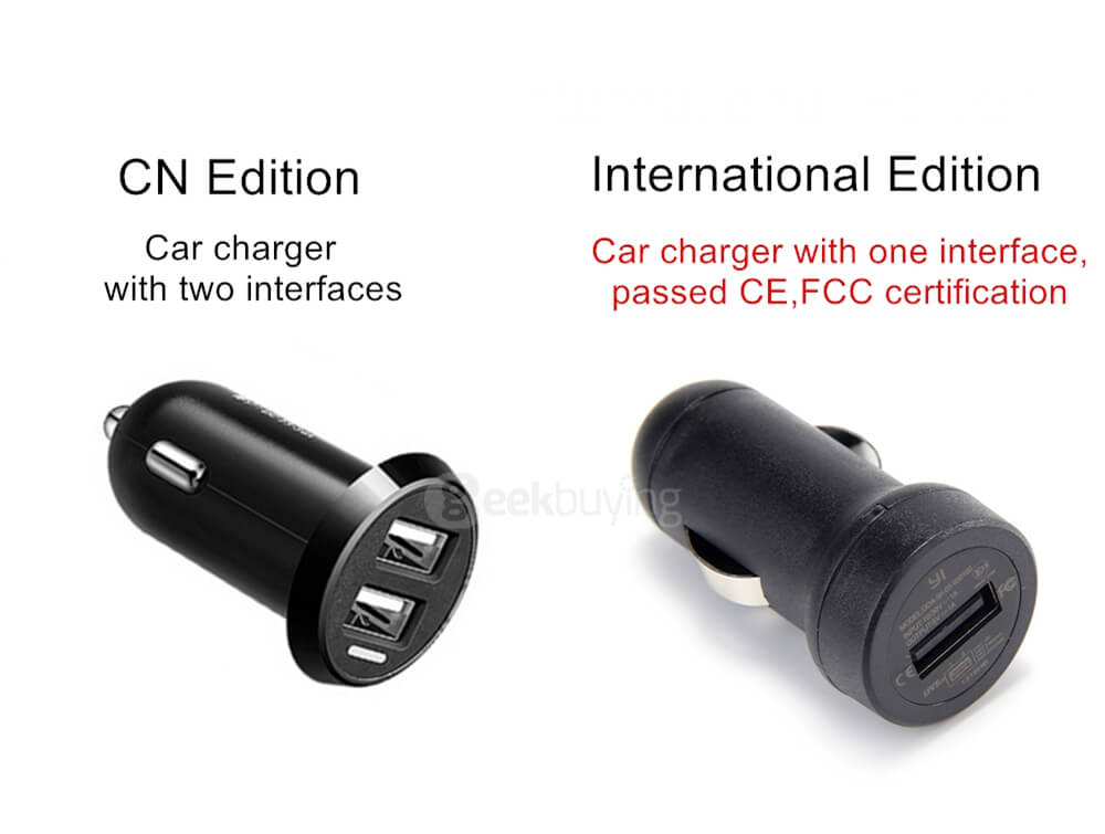 [HK Stock] [International Edition][Package B] Xiaoyi Yi Smart Car DVR 1080P 60FPS 165 Degree WiFi Built-in 240mAh Battery Support Android & IOS(Golden) + 16GB TF Card