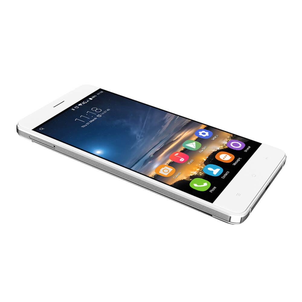 [HK Stock]OUKITEL K6000 Pro 5.5inch LTPS 2.5D FHD 4G 6000mAh Android 6.0 Smartphone 64-Bit MTK6753 Octa Core 3GB 32GB 16.0MP Touch ID Flash Charge OTG - White