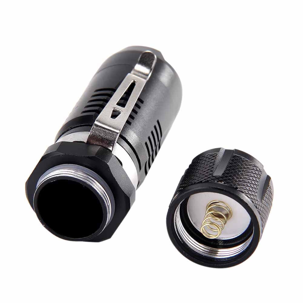 SK58 Mini LED Flashlight Waterproof Flashlight for Outdoor Night Ride - Black