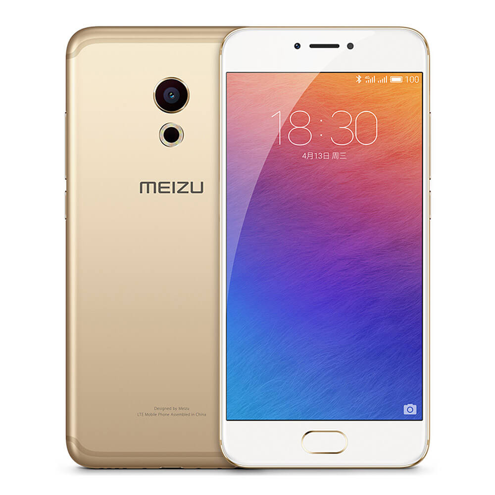 Meizu Pro 6 FHD 5.2 Inch Helio X25 MT6797T Deca Core Smartphone Android 6.0 4GB+32GB 5.0MP+21.16MP HI-FI Touch ID Type-C 3D Press Touch mCharge 3.0 - Gold