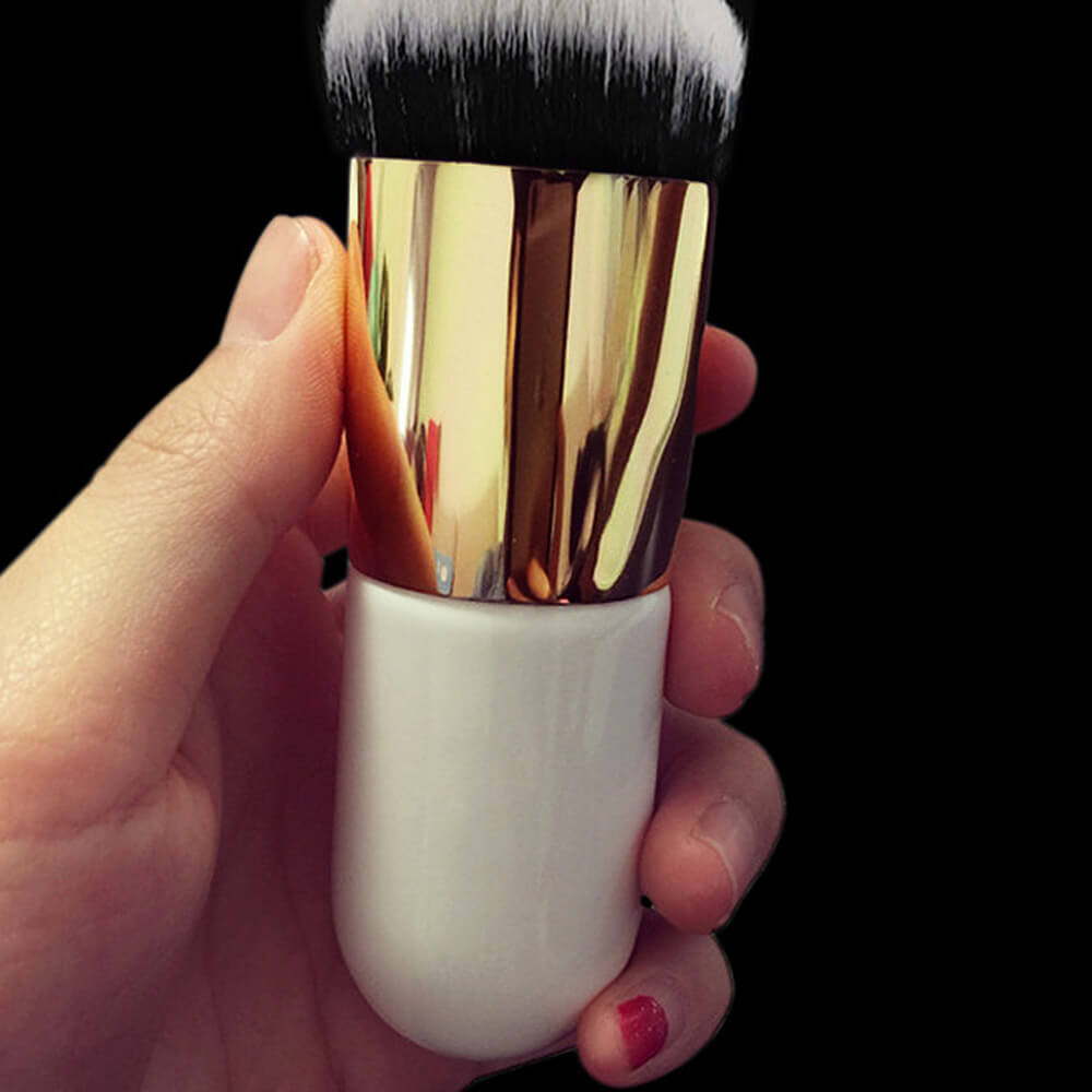 Professional Makeup Brushes Foundation Brush BB Cream Make Up Tool - Gold