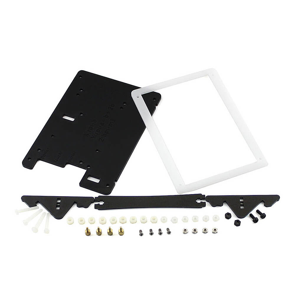 Raspberry Pi 3 Model B 5inch HDMI LCD (B) Bicolor Case 8GB Micro SD Card