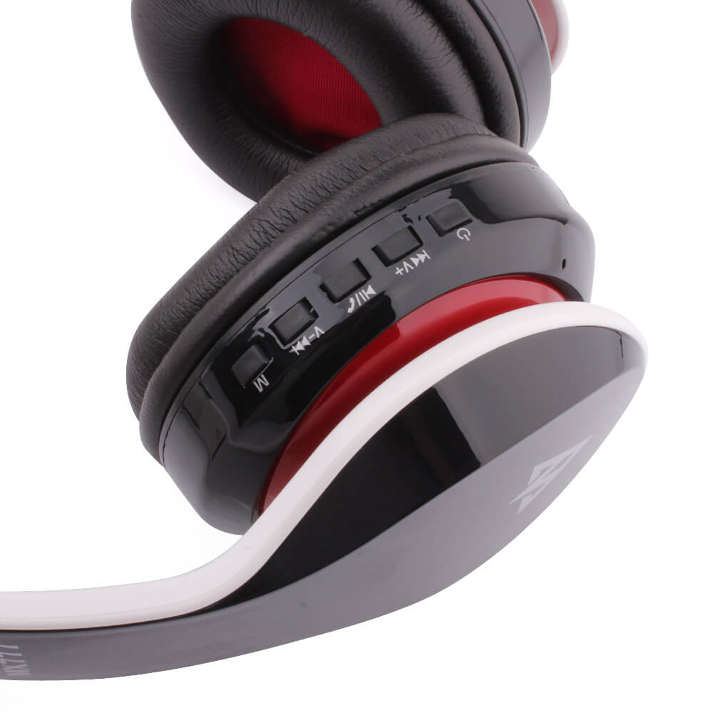 Original OVLENG MX777 Bluetooth Headphone Foldable FM/SD Card Headset For PC Laptop Mobile - Black
