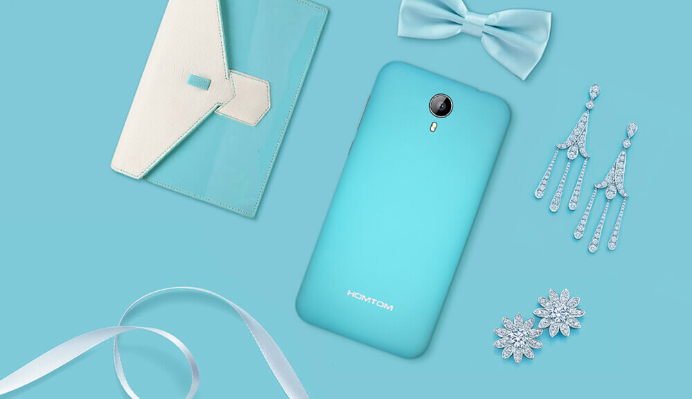 HOMTOM HT3 PRO 5.0inch IPS HD Android 5.1 2GB RAM 16GB ROM 4G Smartphone MT6735 Quad Core 13.0MP Cameras - Blue