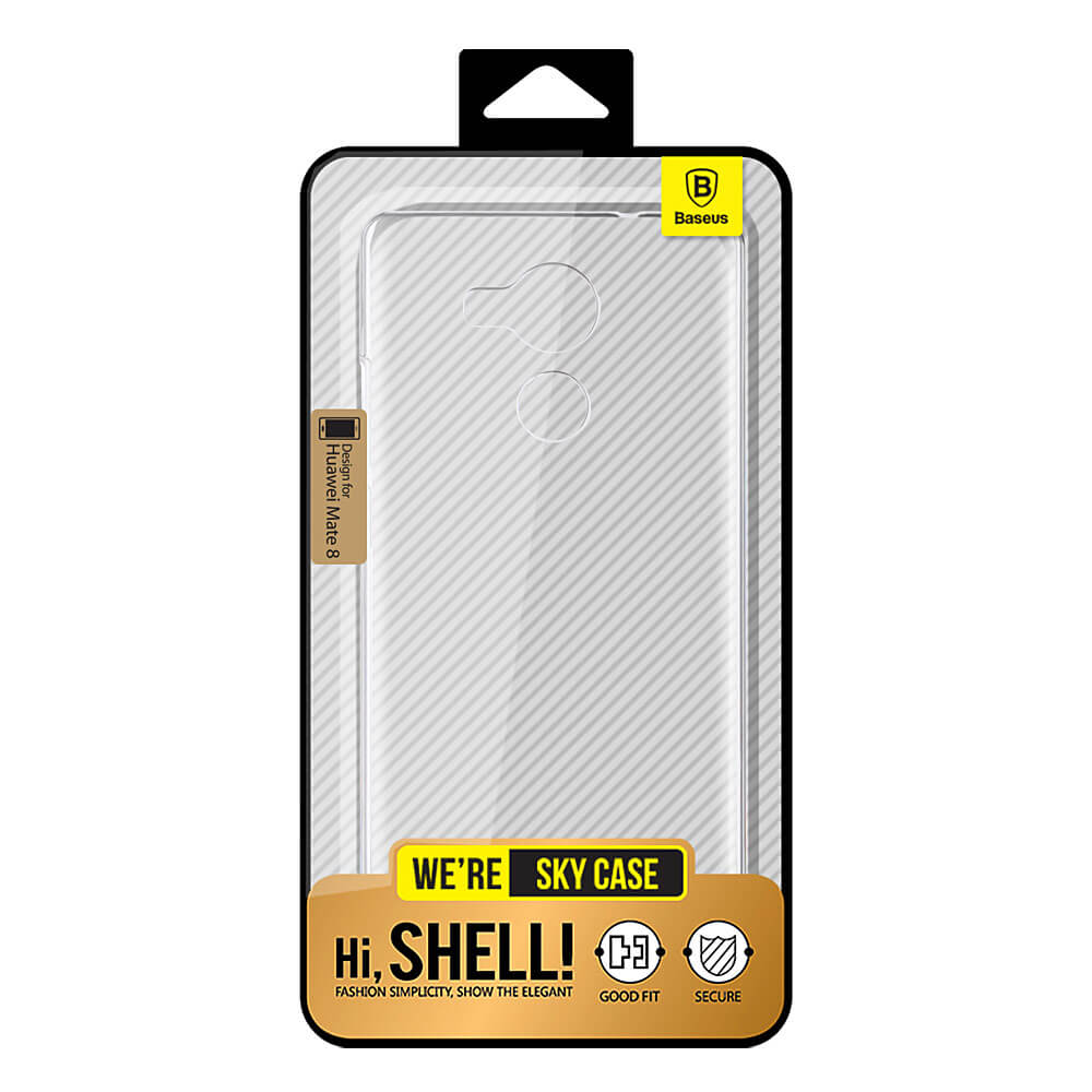 Baseus Air Case For HUAWEI Mate 8 Protective Hard Back Cover Phone Shell  - Transparent