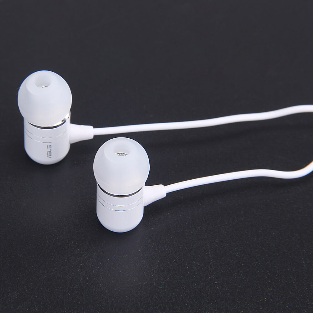 ASUS Wire Control Earphone Music Game Movie Headset for Universal Smartphones - White