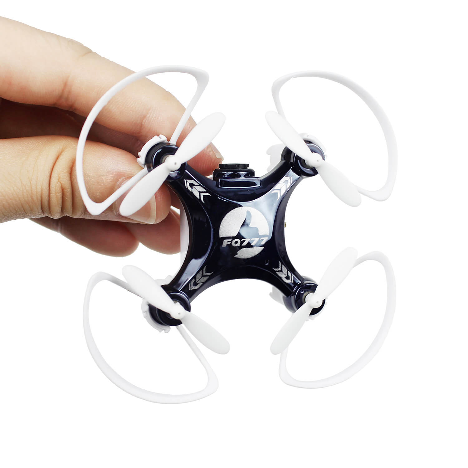 FQ777-954D WIFI FPV Camera Altitude Hold Mode 3D Flip 6-AXIS GYRO RC Nano Quadcopter BNF - Black
