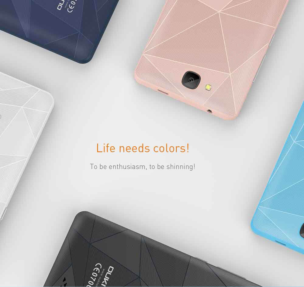 [HK Stock]OUKITEL C3 5.0 Inch HD Screen Android 6.0 MT6580A 3G Smartphone 1GB RAM 8GB ROM Quad Core 1.3GHz 8.0MP Camera WIFI GPS - White