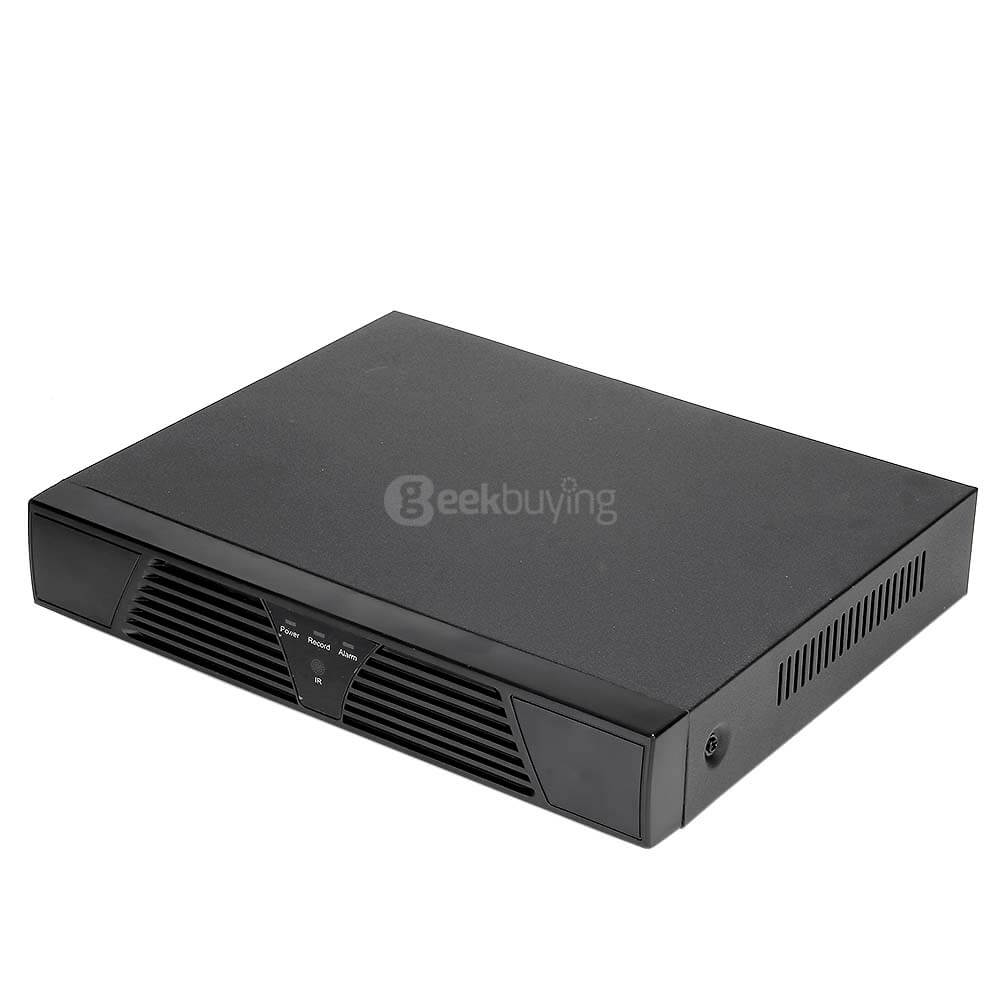 H.264 1/4' Color CMOS Weatherproof Surveillance DVR Kit with 24 LEDs 480TV Lines 3.6mm Lens 4CH CCTV Camera System