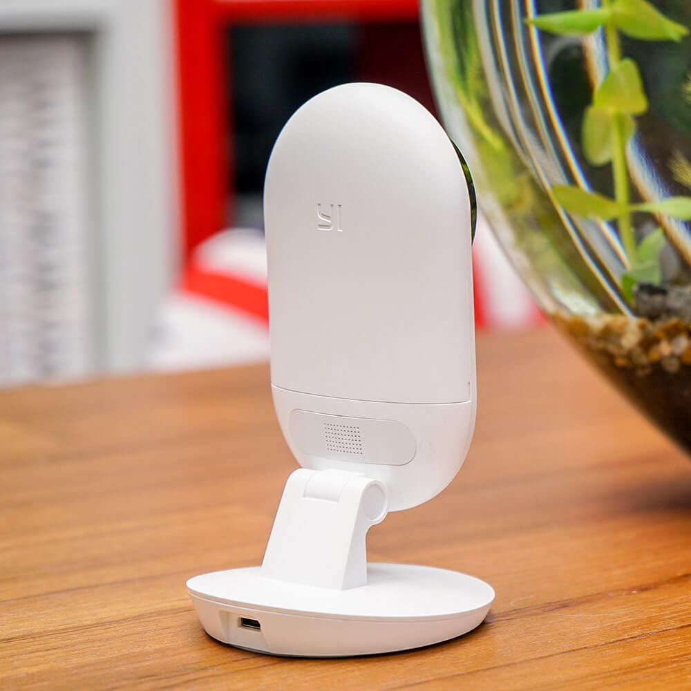 [HK Stock] Official US Edition Yi Home Camera 2 FHD 1080P Ambarella S2LM 130 Wide Angles Gesture Recognition Human Detection Yi Smart WiFi Camera 2 - White