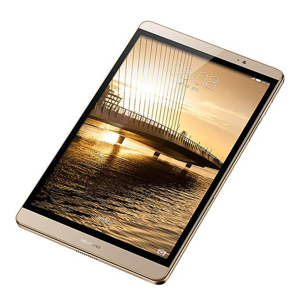 Huawei MediaPad M2 WiFi Tablet 8.0 inch 3GB/16GB Android 5.1 Hisillicon Kirin 930 Octa Core 2.0GHz IPS 1920*1200 GPS 2MP+8MP Cameras - Gold