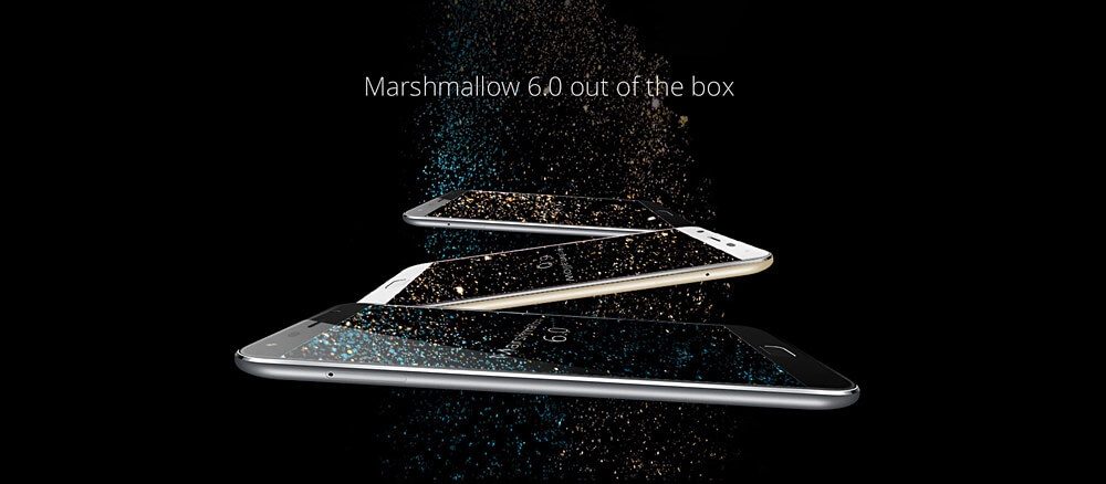 UMI TOUCH X 5.5inch 2.5D FHD 4G LTE Android 6.0 2GB 16GB Smartphone 64bit MTK6735A Quad-Core 1.3GHz 5.0MP 13.0MP 4000mAh OTG Metal Body - Gold