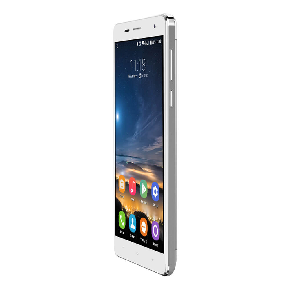 [HK Stock]OUKITEL K6000 Pro 5.5inch LTPS 2.5D FHD 4G 6000mAh Android 6.0 Smartphone 64-Bit MTK6753 Octa Core 3GB 32GB 16.0MP Touch ID Flash Charge OTG - White