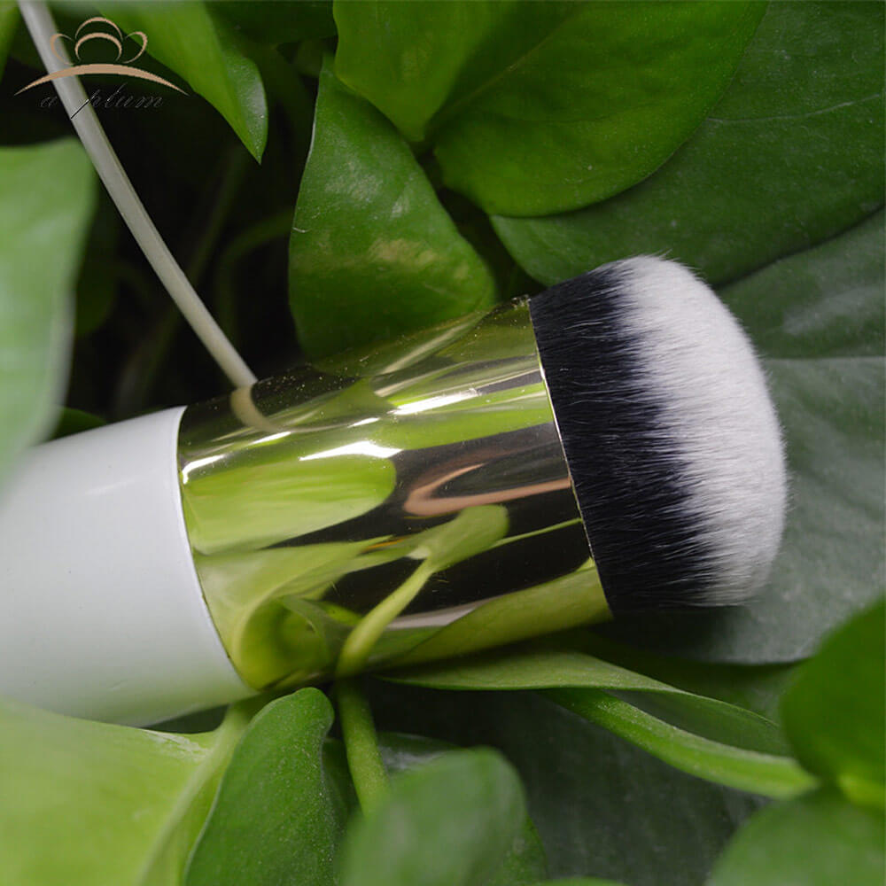 Professional Makeup Brushes Foundation Brush BB Cream Make Up Tool - Silver