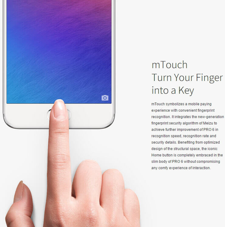 Meizu Pro 6 FHD 5.2 Inch Helio X25 MT6797T Deca Core Smartphone Android 6.0 4GB+32GB 5.0MP+21.16MP HI-FI Touch ID Type-C 3D Press Touch mCharge 3.0 - Gold