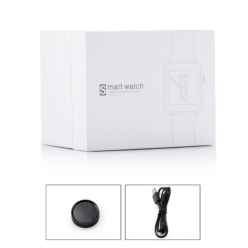 UWatch UC08 Android 4.4 3G WiFi GPS Smart Watch Phone MTK6572A Heart Rate Monitor 512MB 4GB SIM Card 3.0MP Camera 600mAh Battery IP67 Waterproof - Black