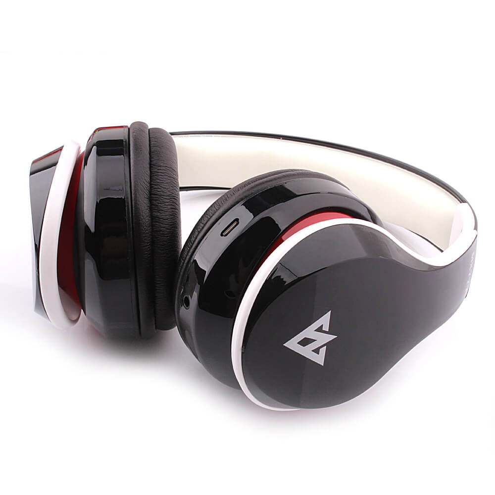 Original OVLENG MX777 Bluetooth Headphone Foldable FM/SD Card Headset For PC Laptop Mobile - Black