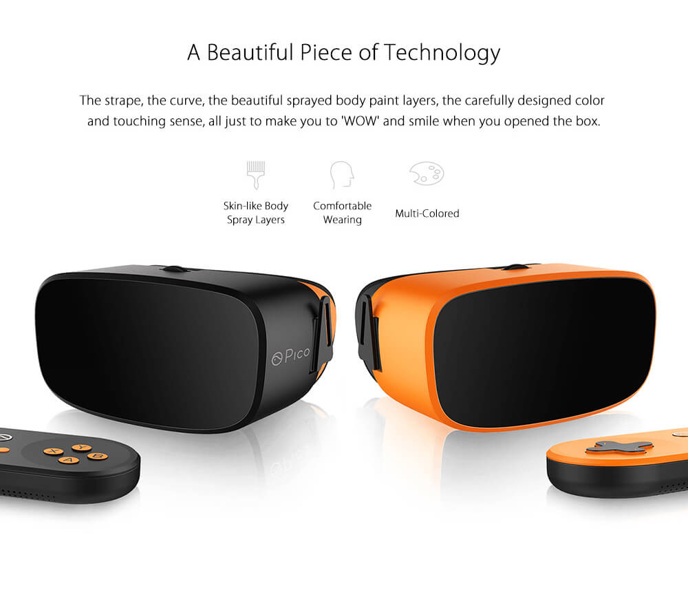 Pico Neo Standard Qualcomm Snapdragon 820 2K 3G 1080P FOV102 Immersive 3D VR Virtua Reality All-in-one Android Headset - Orange